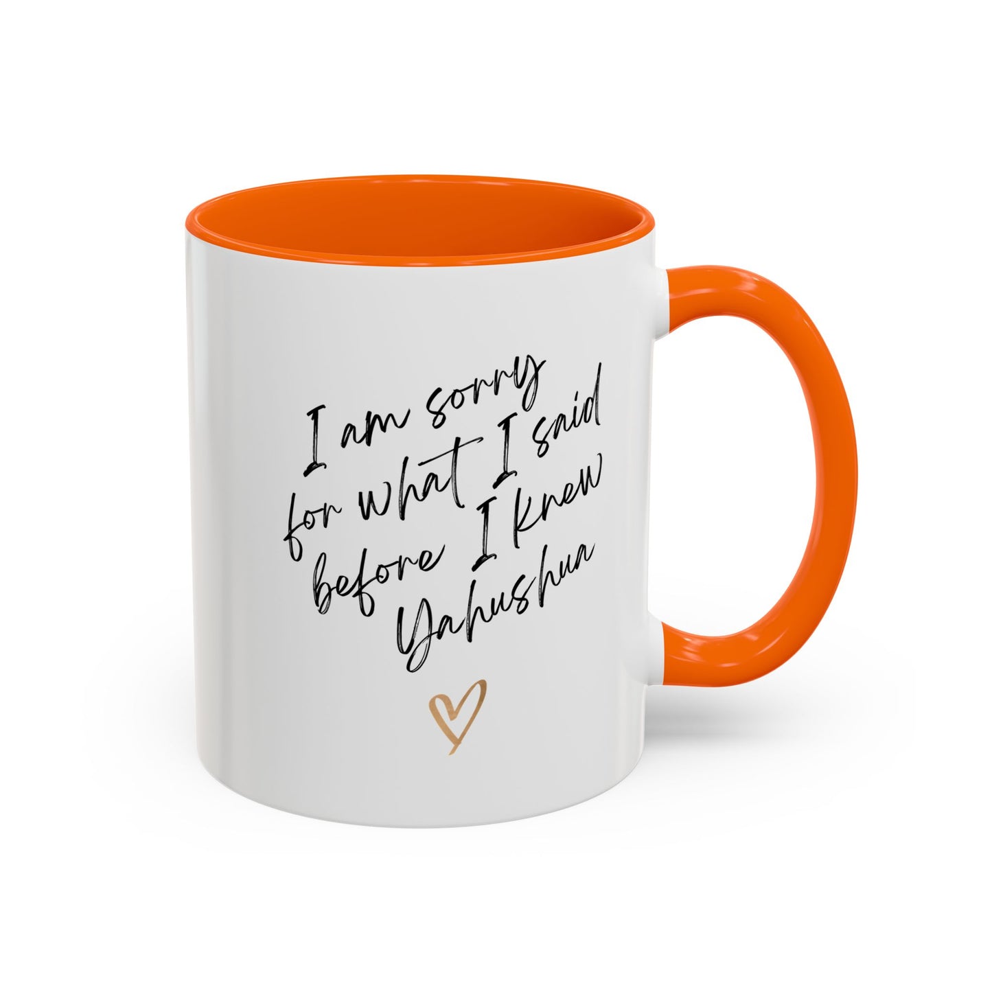 I'm Sorry (Yahushua) Accent Coffee Mug (11, 15oz)