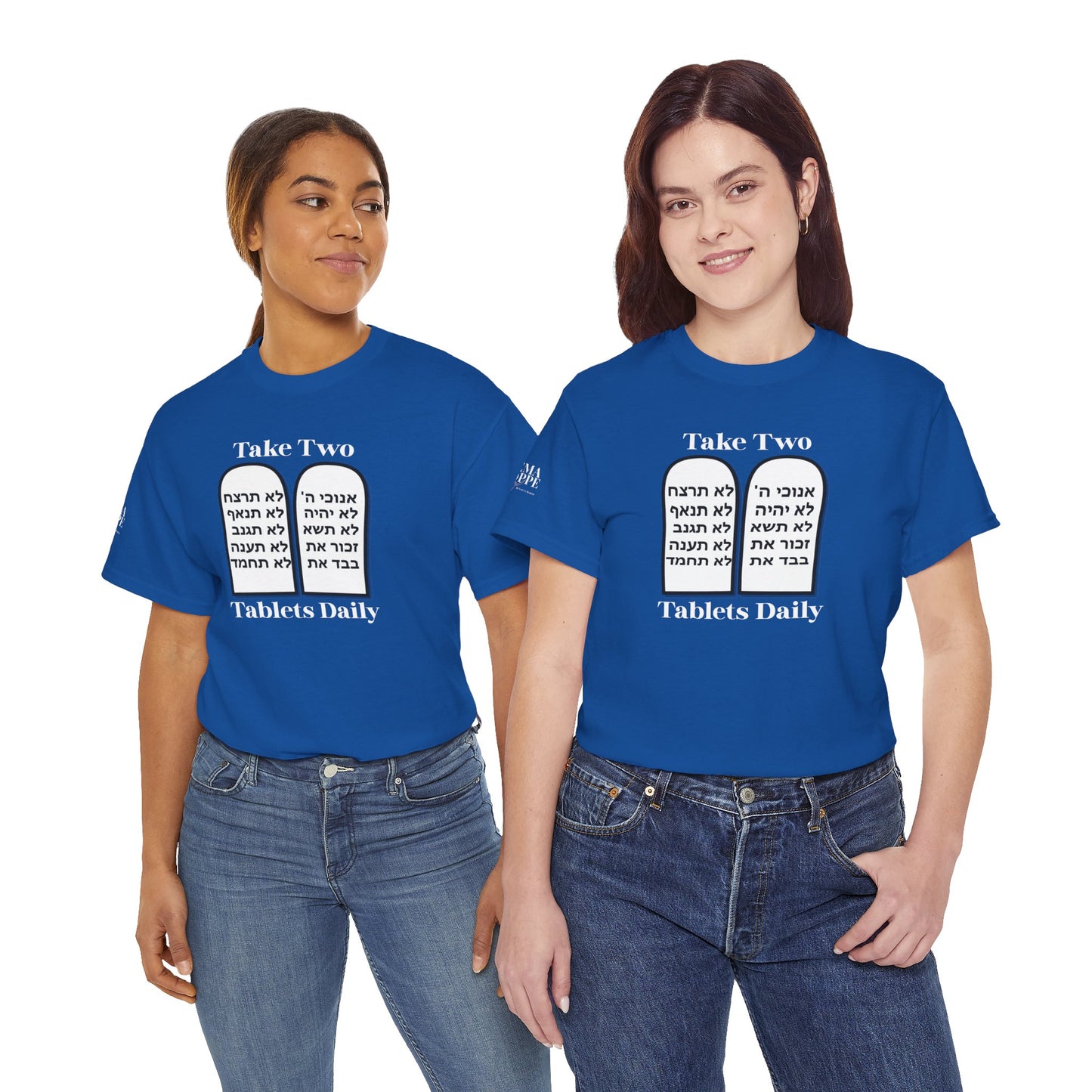 Unisex Tee Take Two Tablets Daily Commandments Shirt
