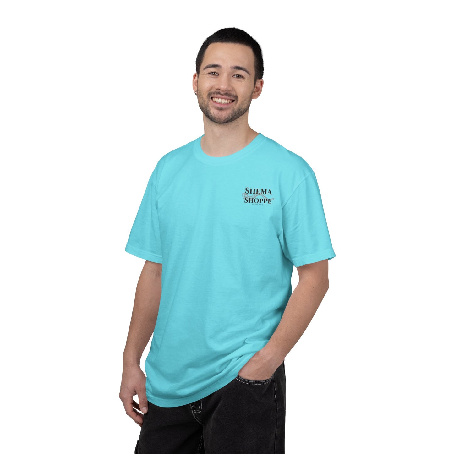 Open your Mouth Garment-Dyed T-Shirt — Rescue the Oppressed Back Print