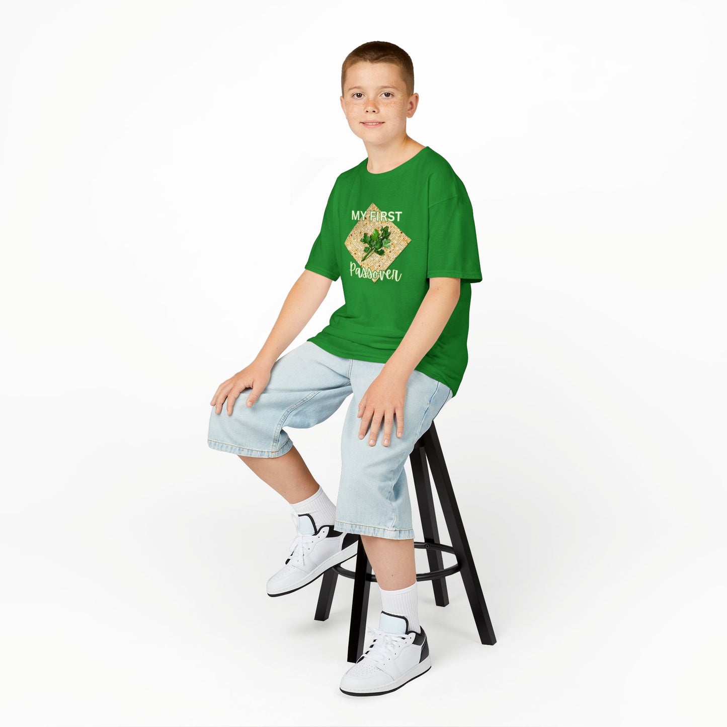 Kids T‑Shirt “My First Plant Parent” Green Succulent Garden Tee