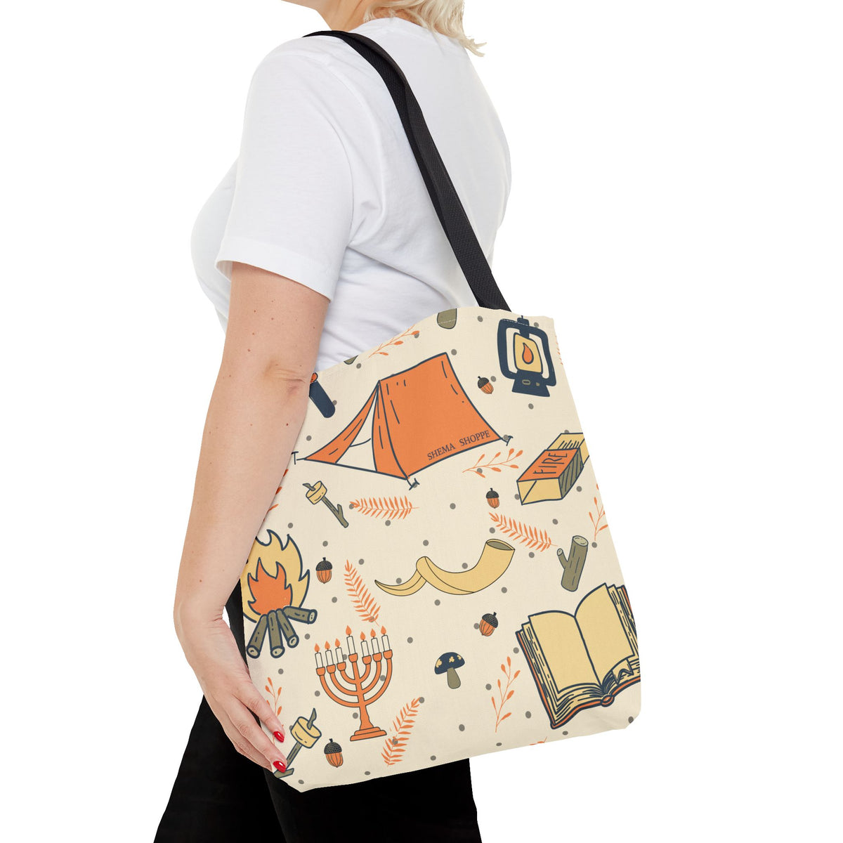 Sukkot Tents Tote Bag (AOP)