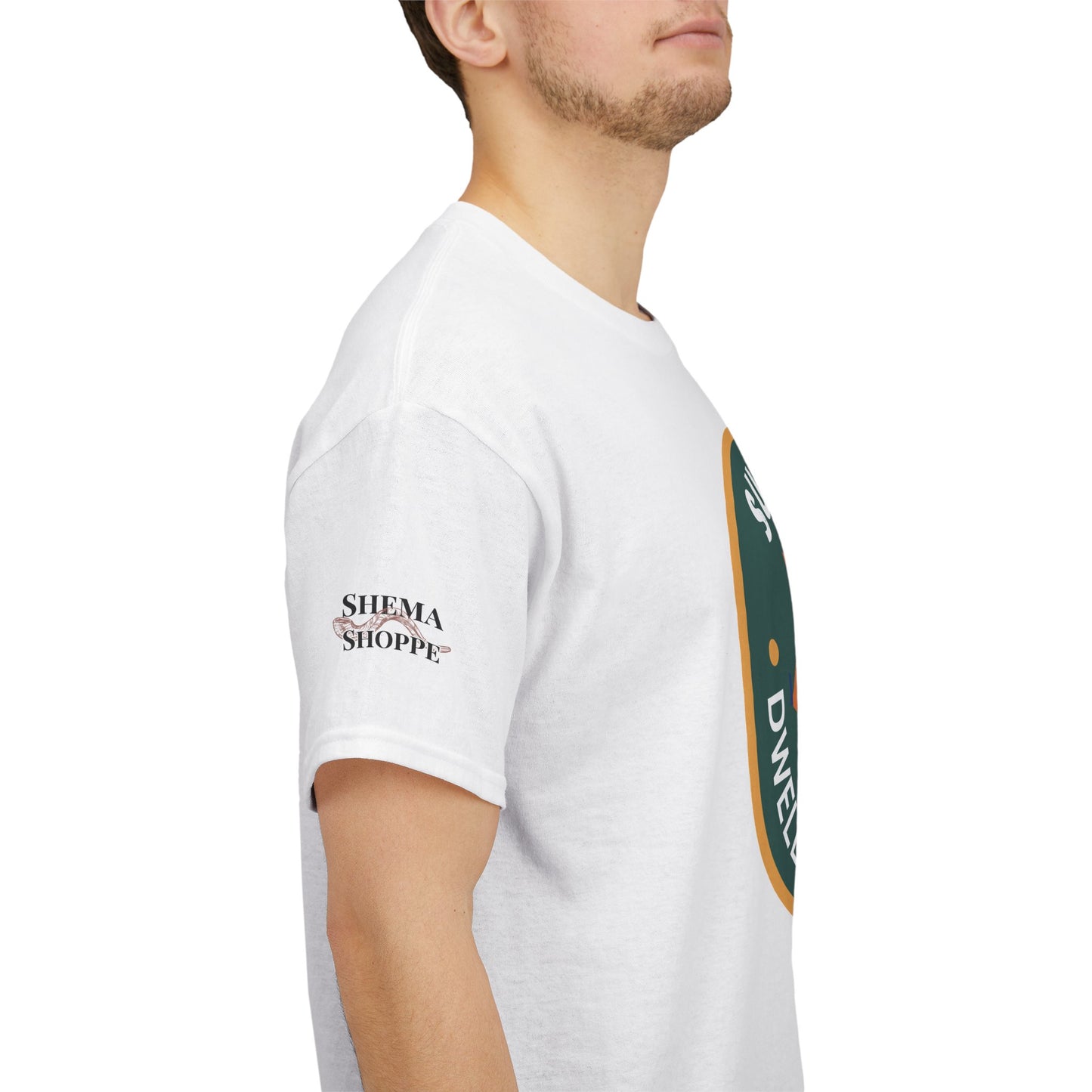 Sukkot Camping Tee — “Dwell With Yeshua” Biblical Feast T‑Shirt
