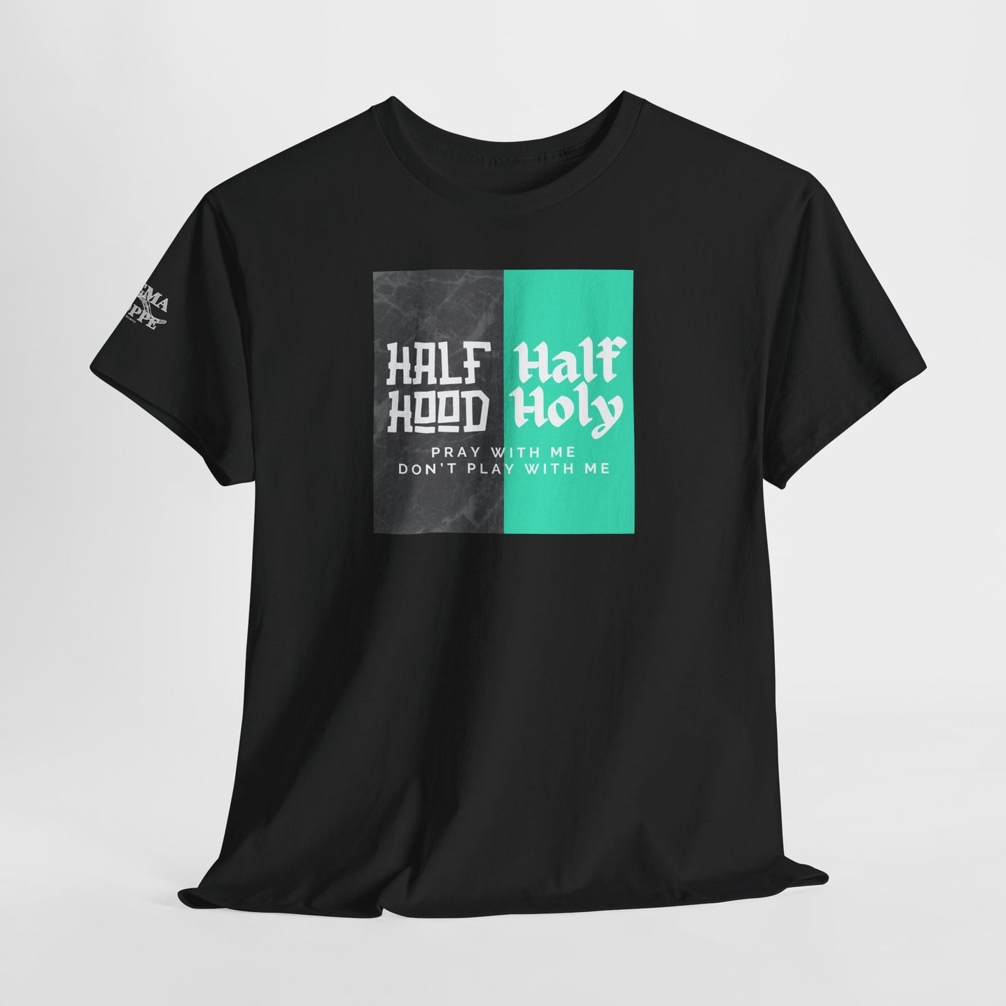 Half Hood/Half Holy Unisex Heavy Cotton Tee