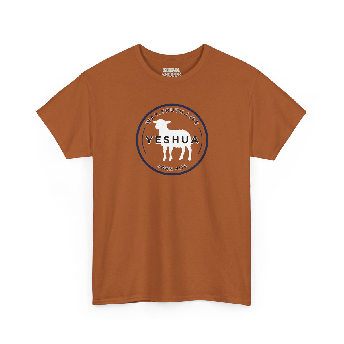 Yeshua 'Way, Truth, Life' Heavy Cotton Graphic Tee