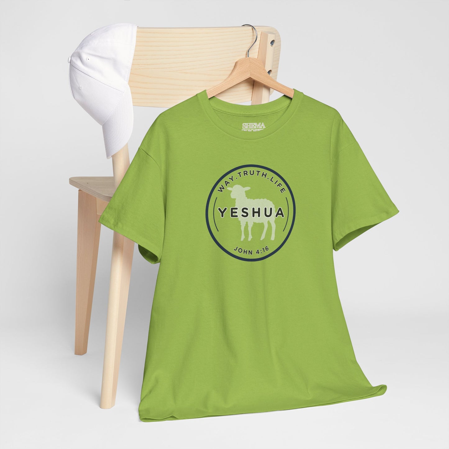 Yeshua 'Way, Truth, Life' Heavy Cotton Graphic Tee