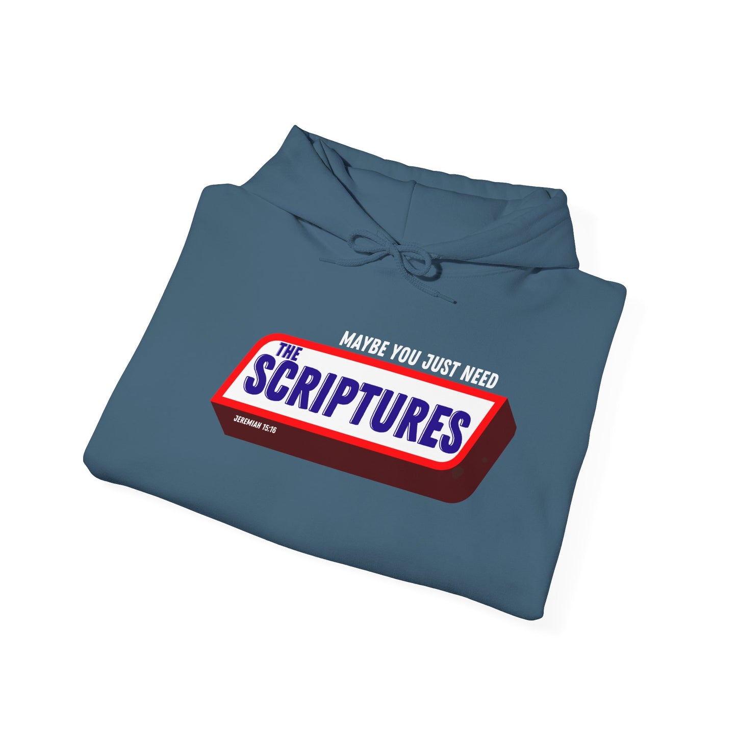 Scriptures Satisfy Unisex Heavy Blend™ Hooded Sweatshirt