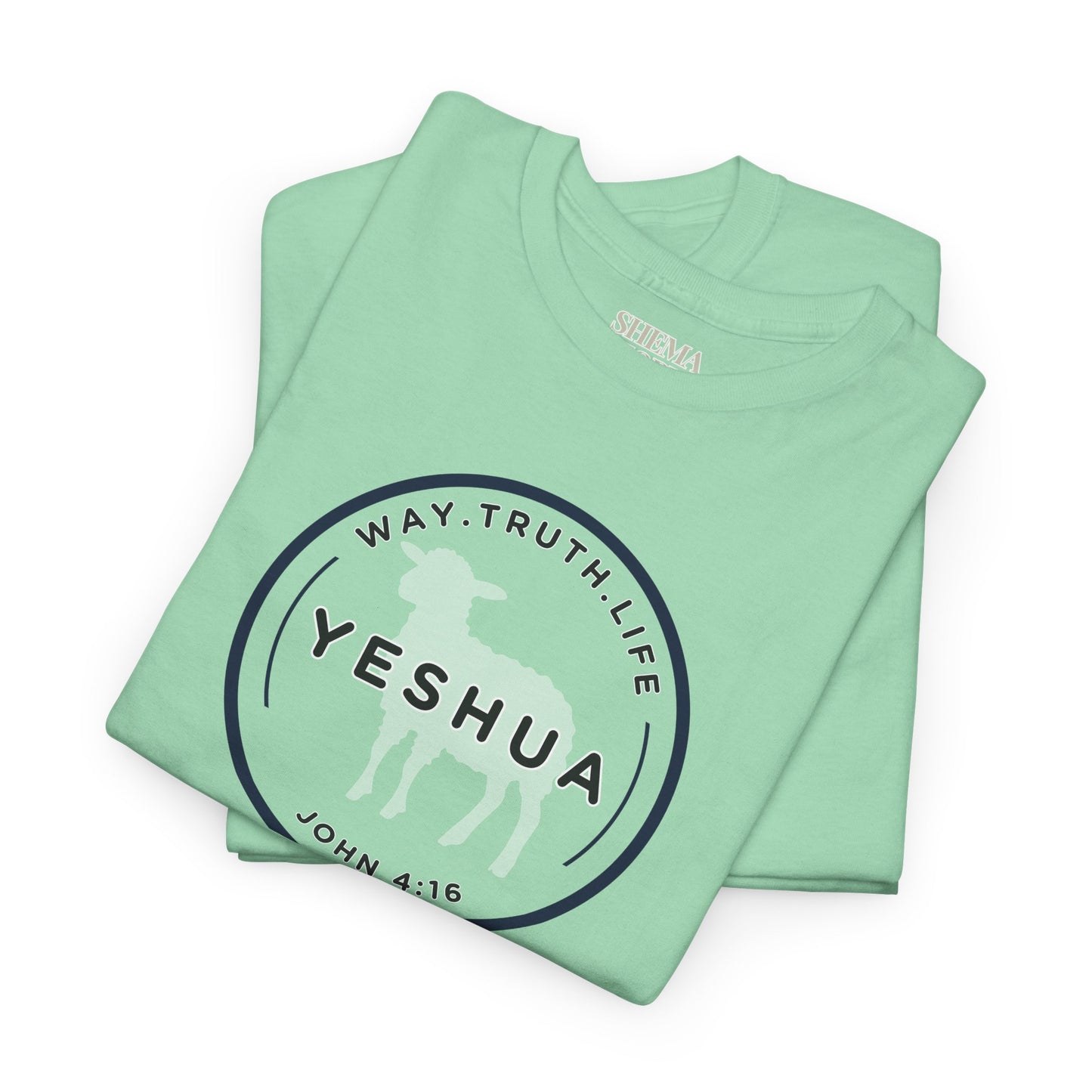 Yeshua 'Way, Truth, Life' Heavy Cotton Graphic Tee
