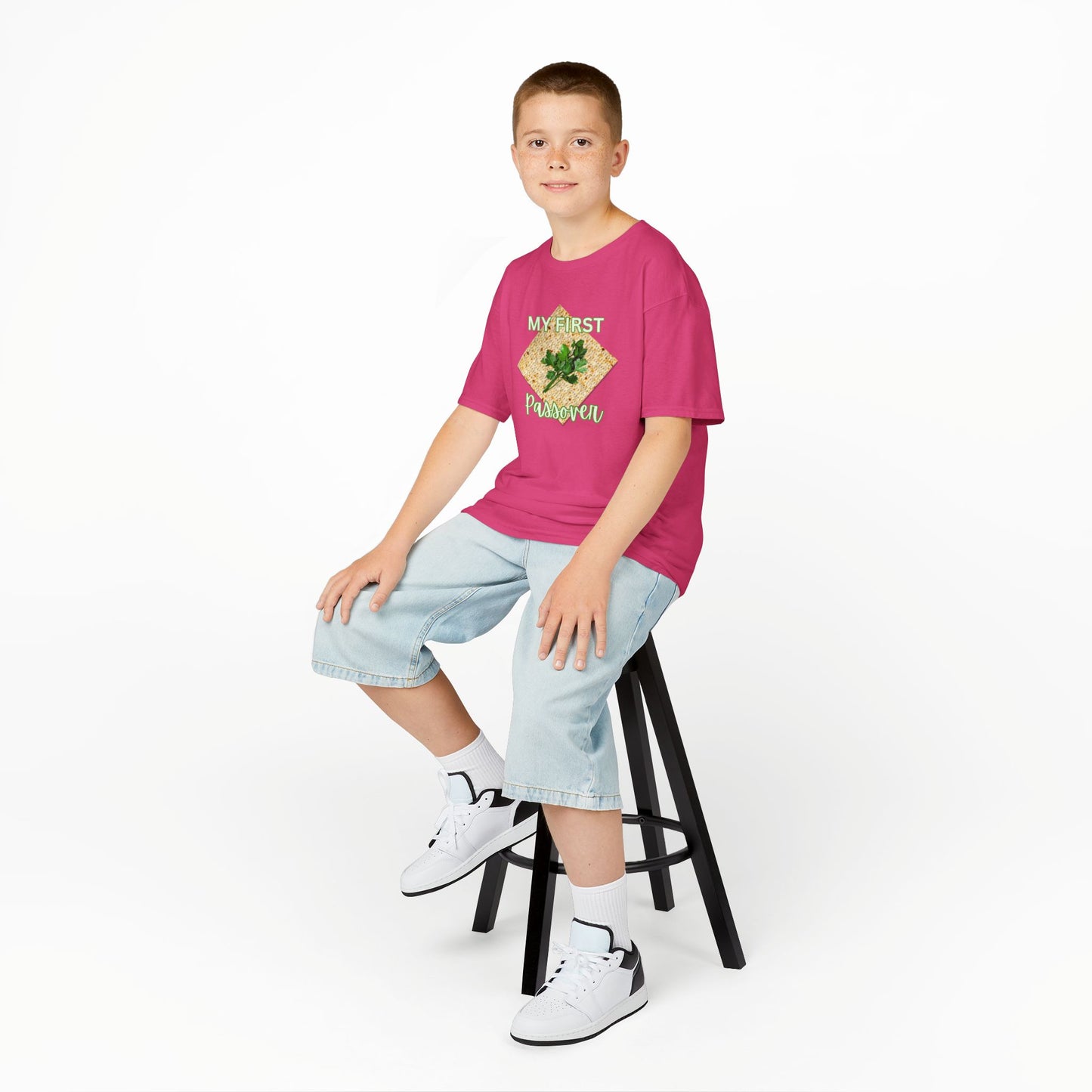 Kids T‑Shirt “My First Plant Parent” Green Succulent Garden Tee