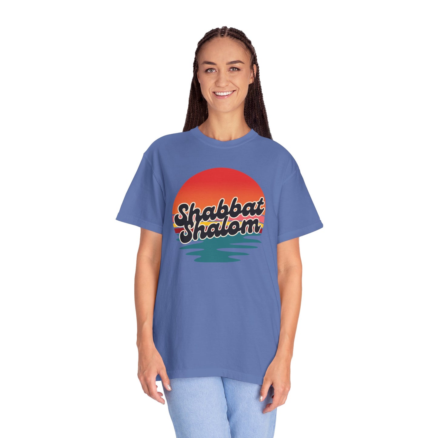 Sunset Shabbat Shalom T-shirt