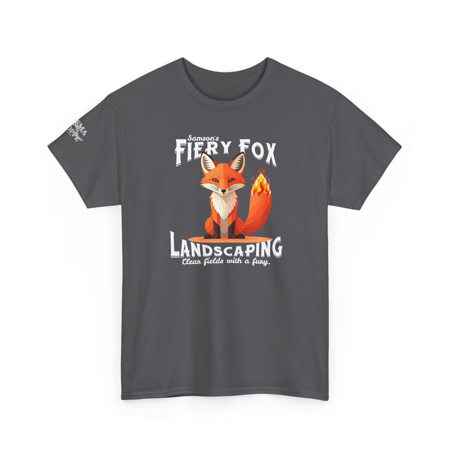 Fiery Fox Landscaping Unisex Heavy Cotton Tee - dark shades