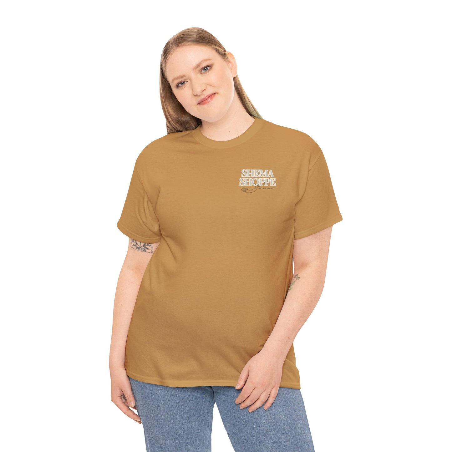 'Jael Time' Humorous Bible Story T-Shirt with Tent Peg and Hammer Design Cotton Tee