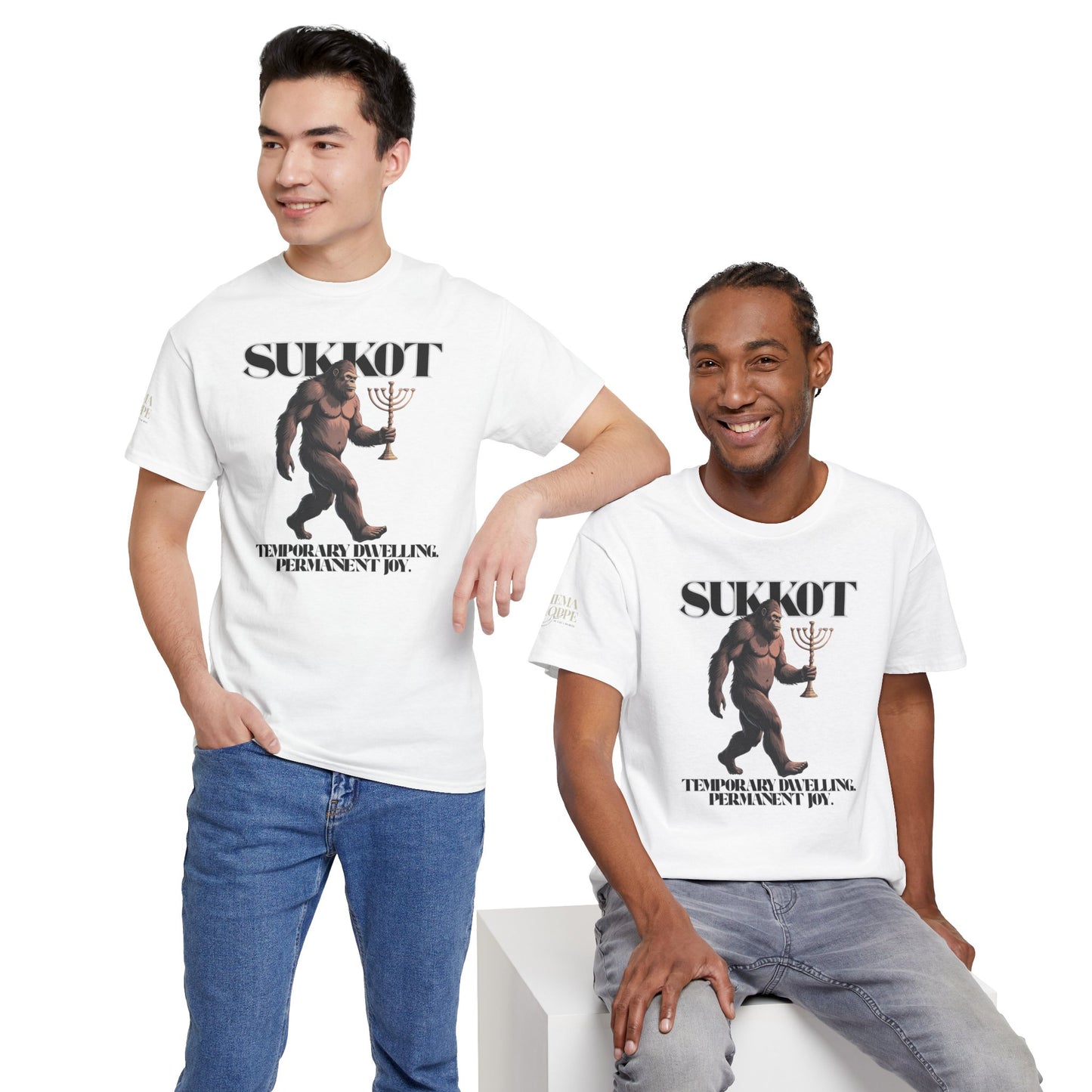 Sukkot Bigfoot Menorah Legendary Joy Shirt