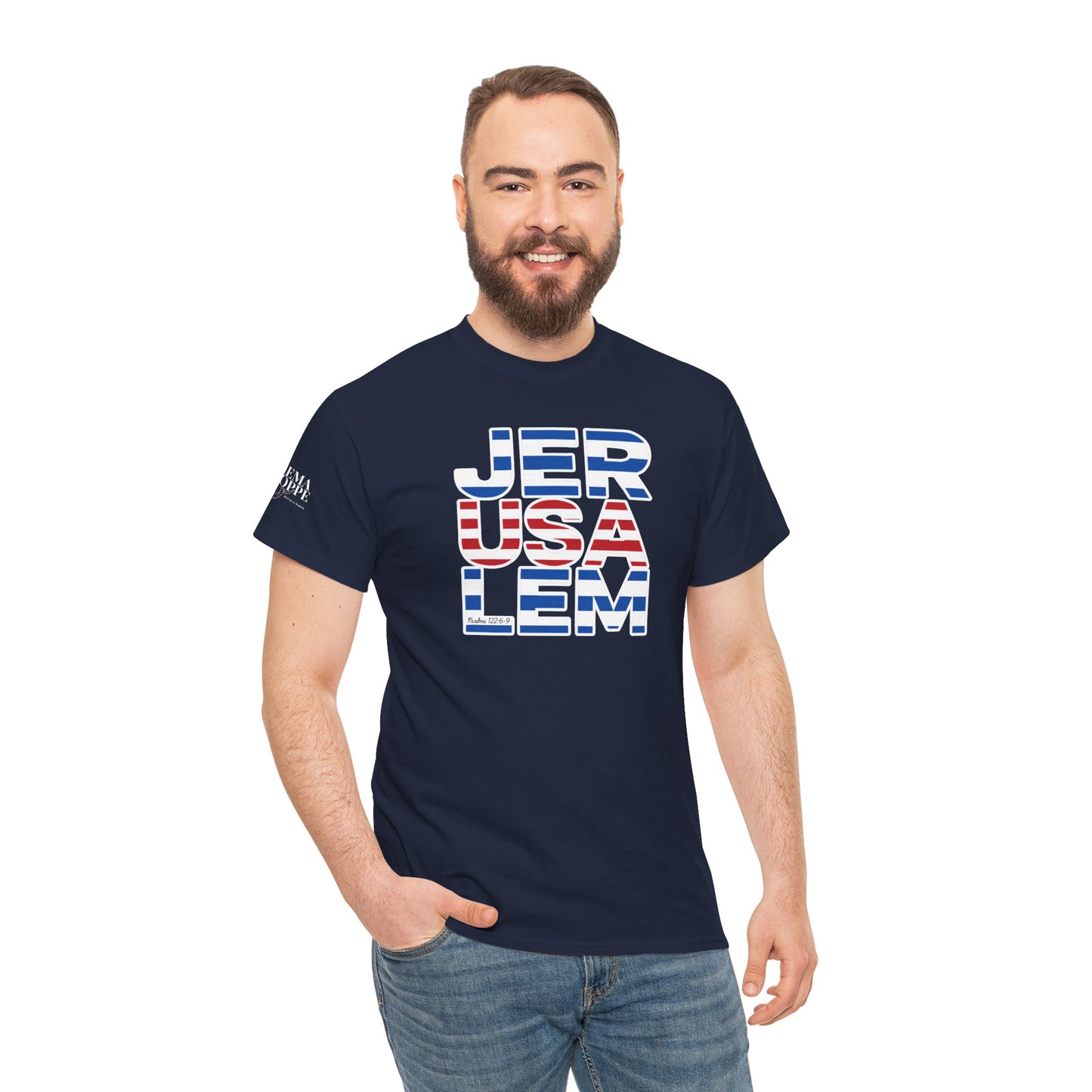 JerUSAlem Psalms 122:6-9 Unisex Tee Patriotic T-Shirt Solidarity