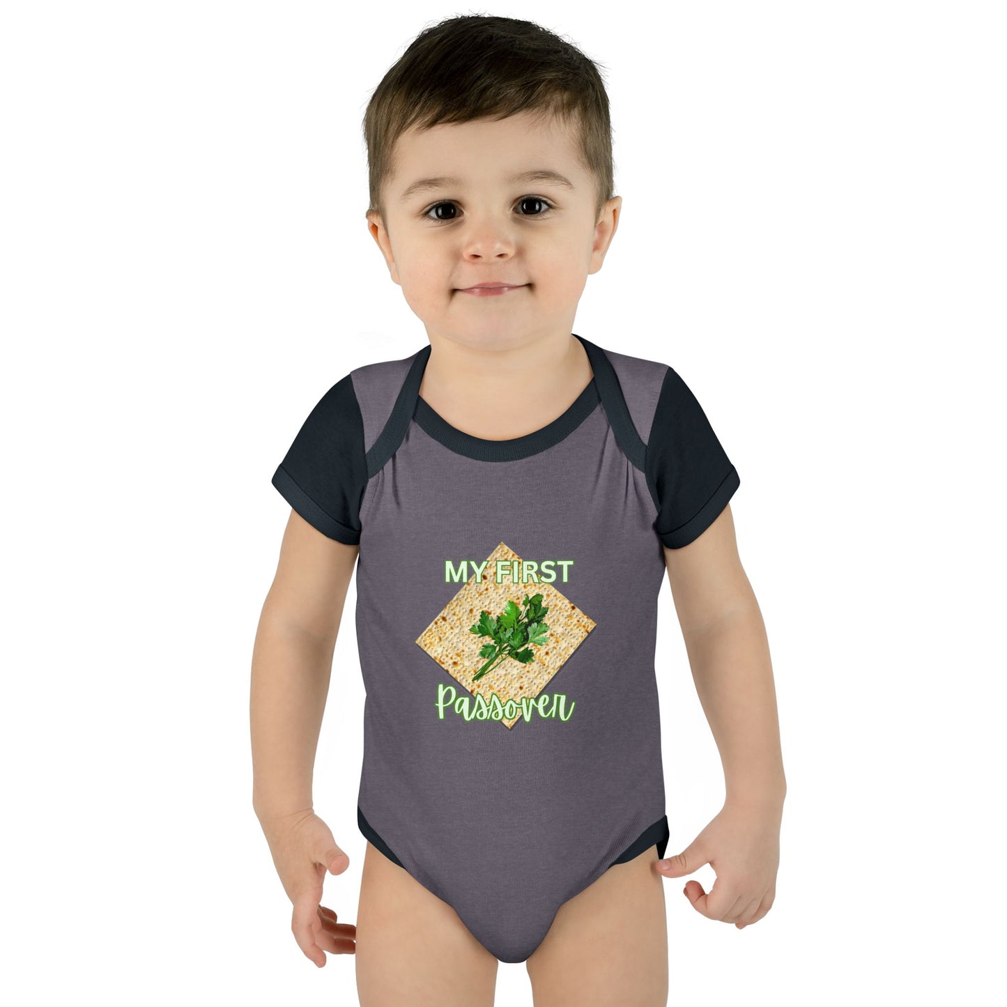 Baby Bodysuit - "My First Passover" Infant Onesie (Cute Unleavened Bread Lover Gift)