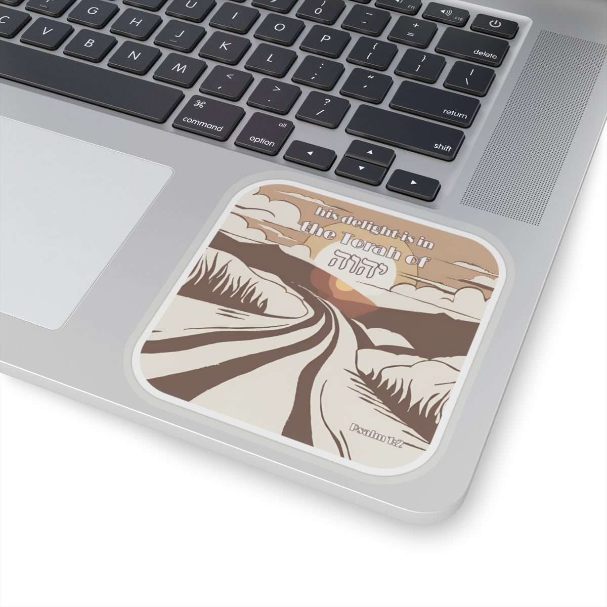 His Delight is in the Torah Psalm 1:2 Sticker