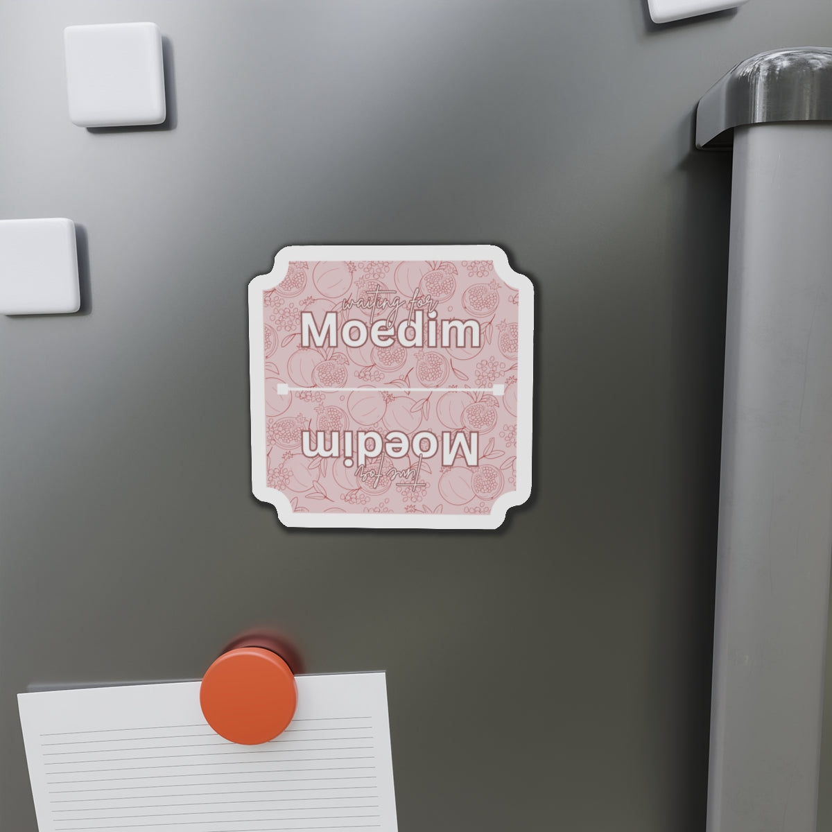 Pink Pomegranates Waiting for Moedim VS Time For Moedim Magnet