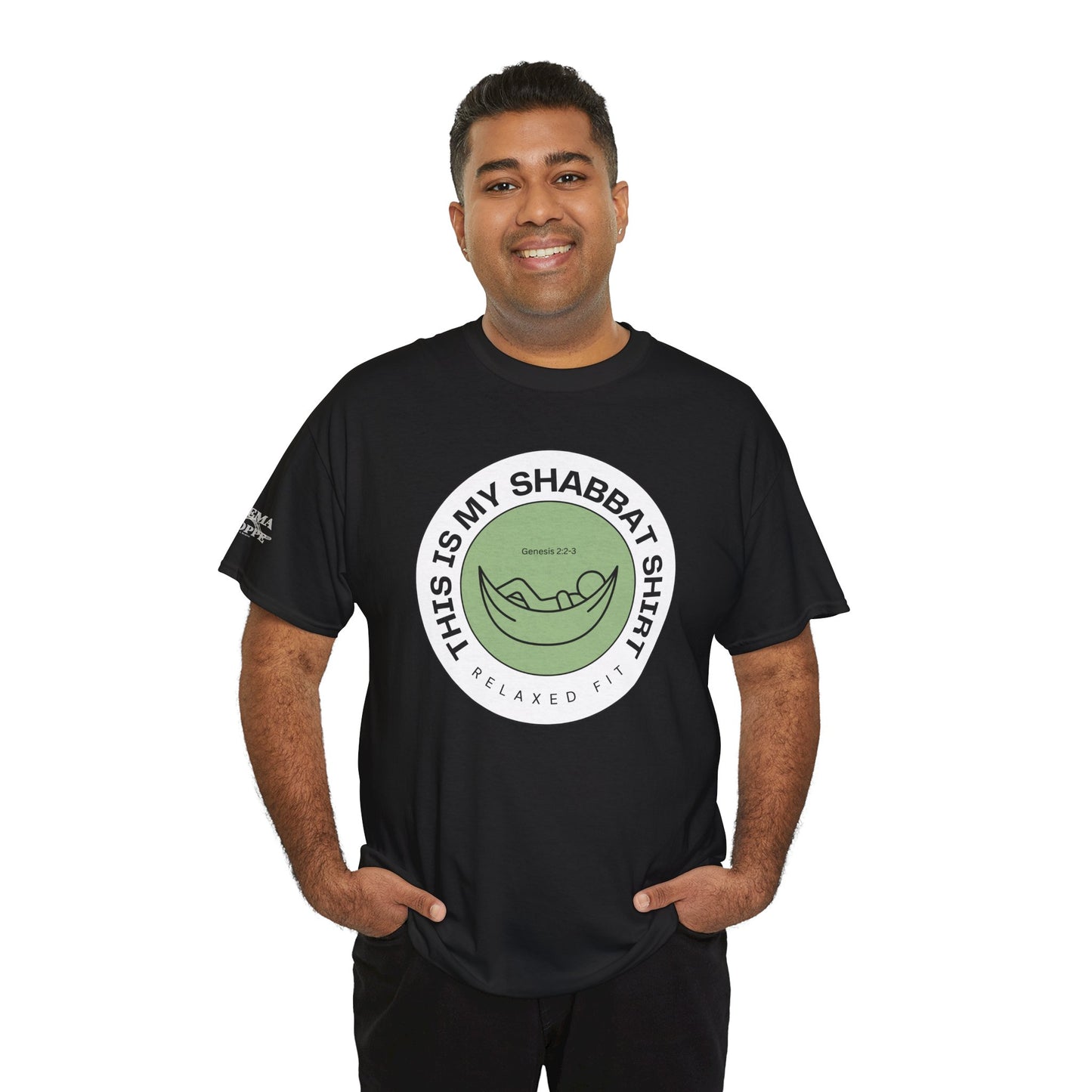 This Is My Shabbat Shirt — Chilling Out Is a Commandment Hammock Sabbath Cotton Tee