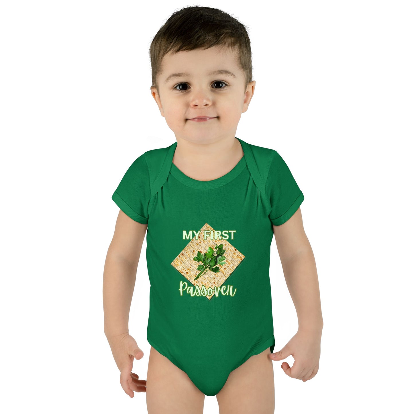 Baby Bodysuit - "My First Passover" Infant Onesie (Cute Unleavened Bread Lover Gift)