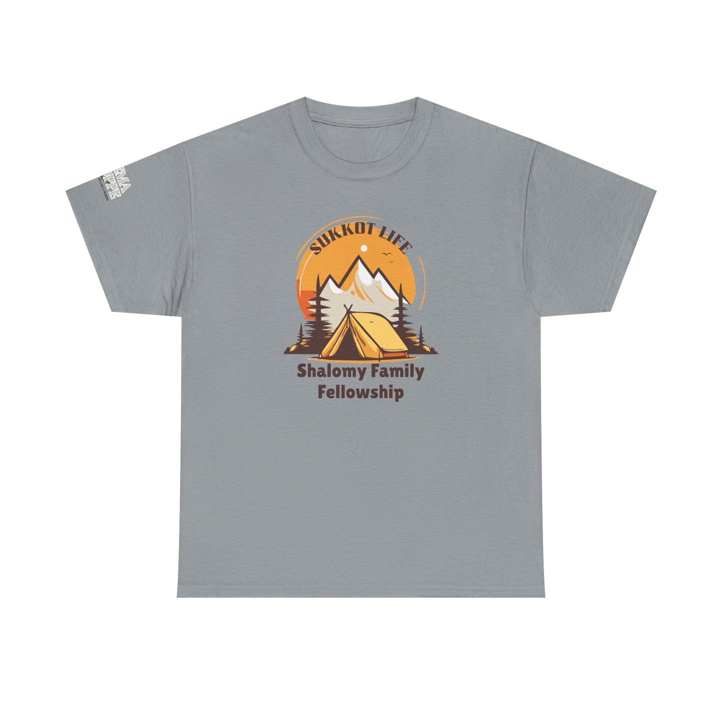 Sukkot Life Tee - Camping Biblical Feast Fellowship Shirt