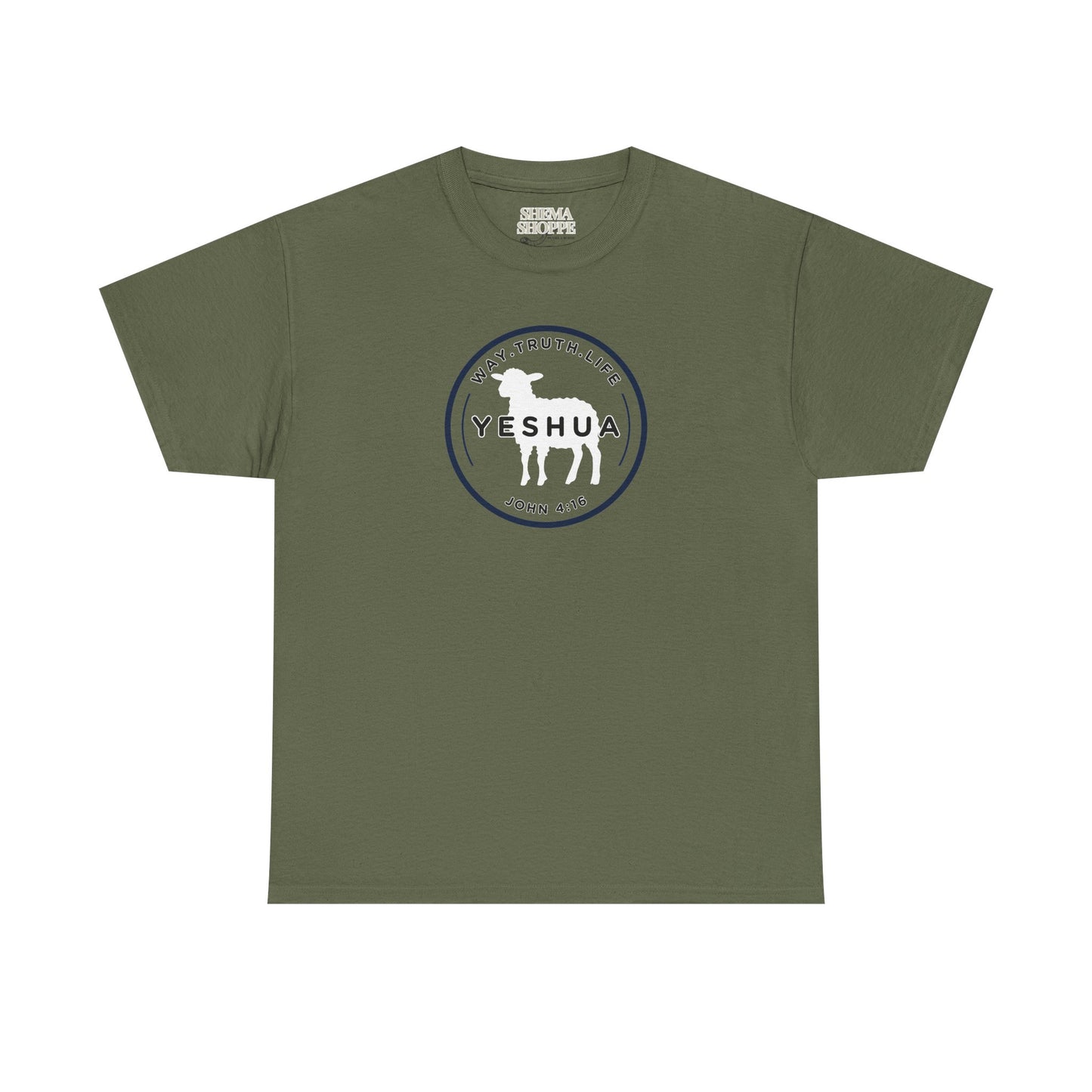 Yeshua 'Way, Truth, Life' Heavy Cotton Graphic Tee