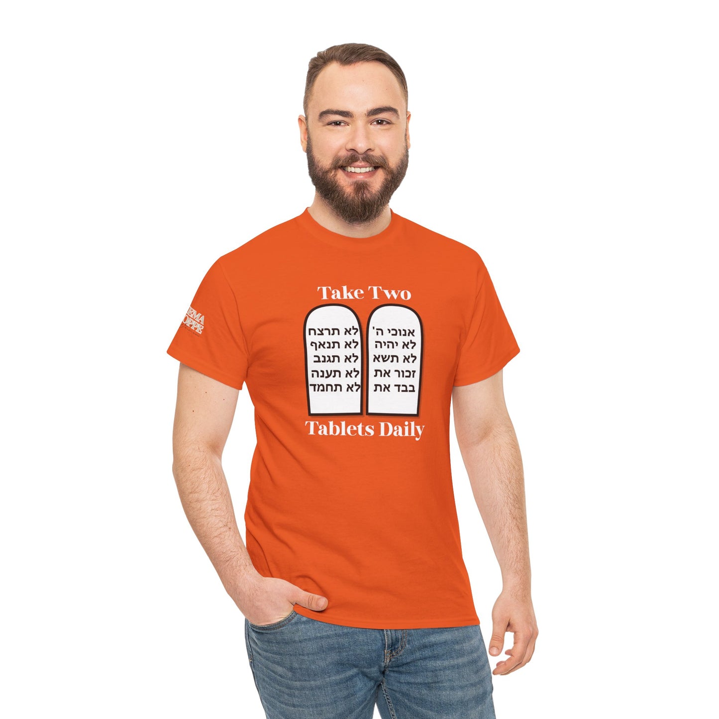 Unisex Tee Take Two Tablets Daily Commandments Shirt