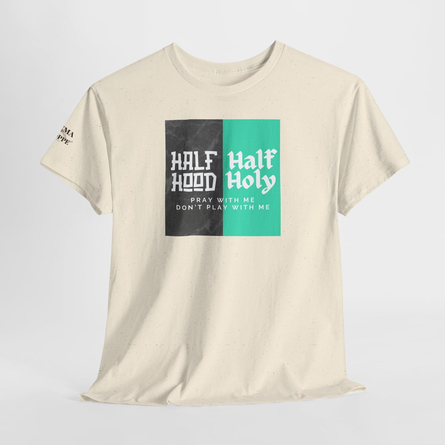 Half Hood/Half Holy Unisex Heavy Cotton Tee
