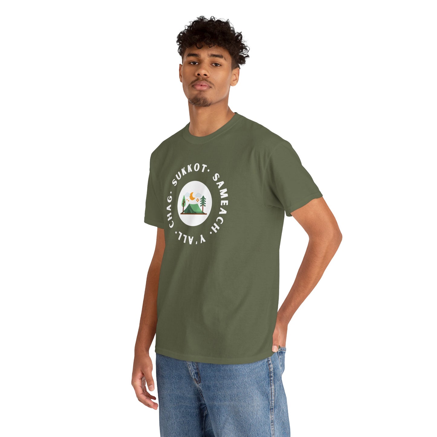 Chag Sukkot Sameach Y'all Tabernacles Camping Tee
