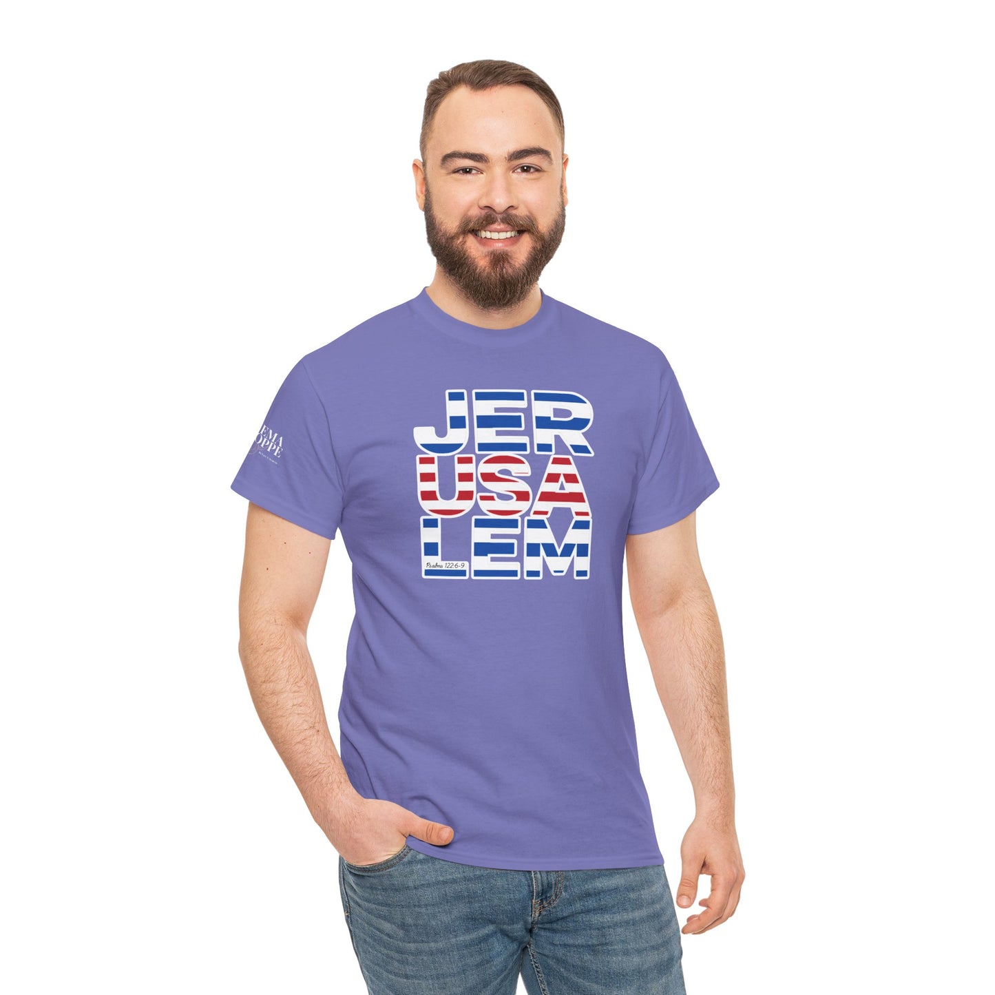 JerUSAlem Psalms 122:6-9 Unisex Tee Patriotic T-Shirt Solidarity