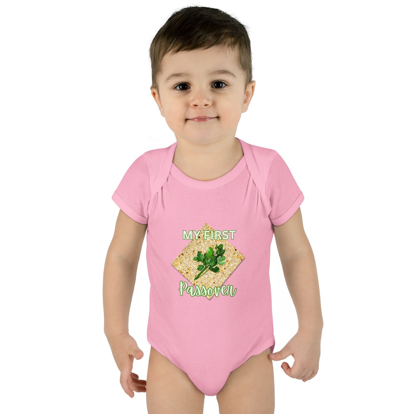 Baby Bodysuit - "My First Passover" Infant Onesie (Cute Unleavened Bread Lover Gift)