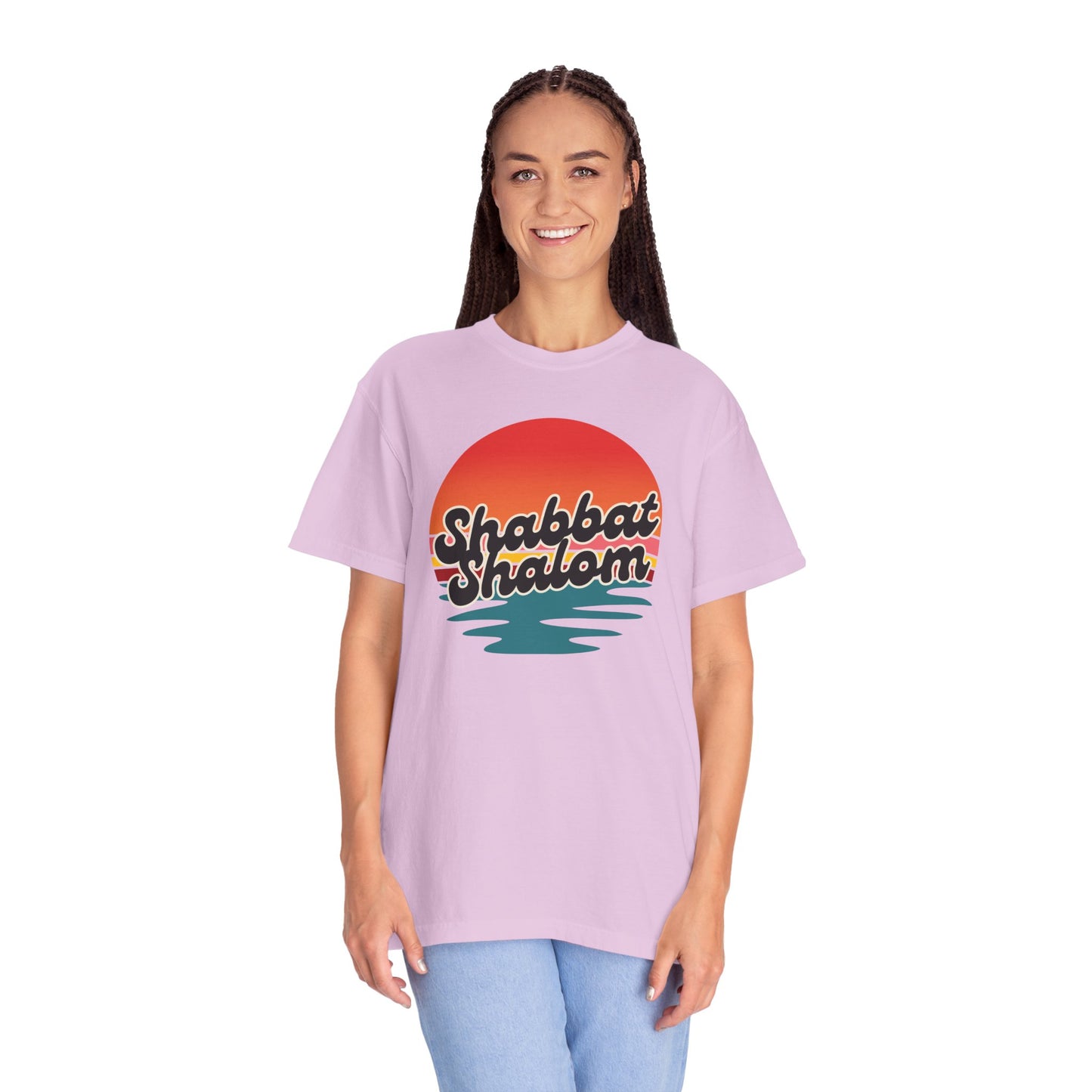 Sunset Shabbat Shalom T-shirt