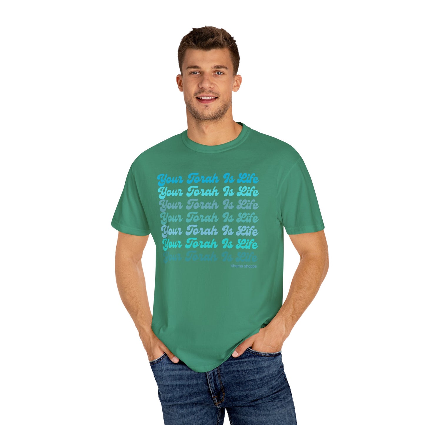 Your Torah Is Life Inspirational T-Shirt - Spiritual Gift, Faith-Based Apparel, Casual Wear, Bible Quote Shirt, Feast and Fellowship Tee