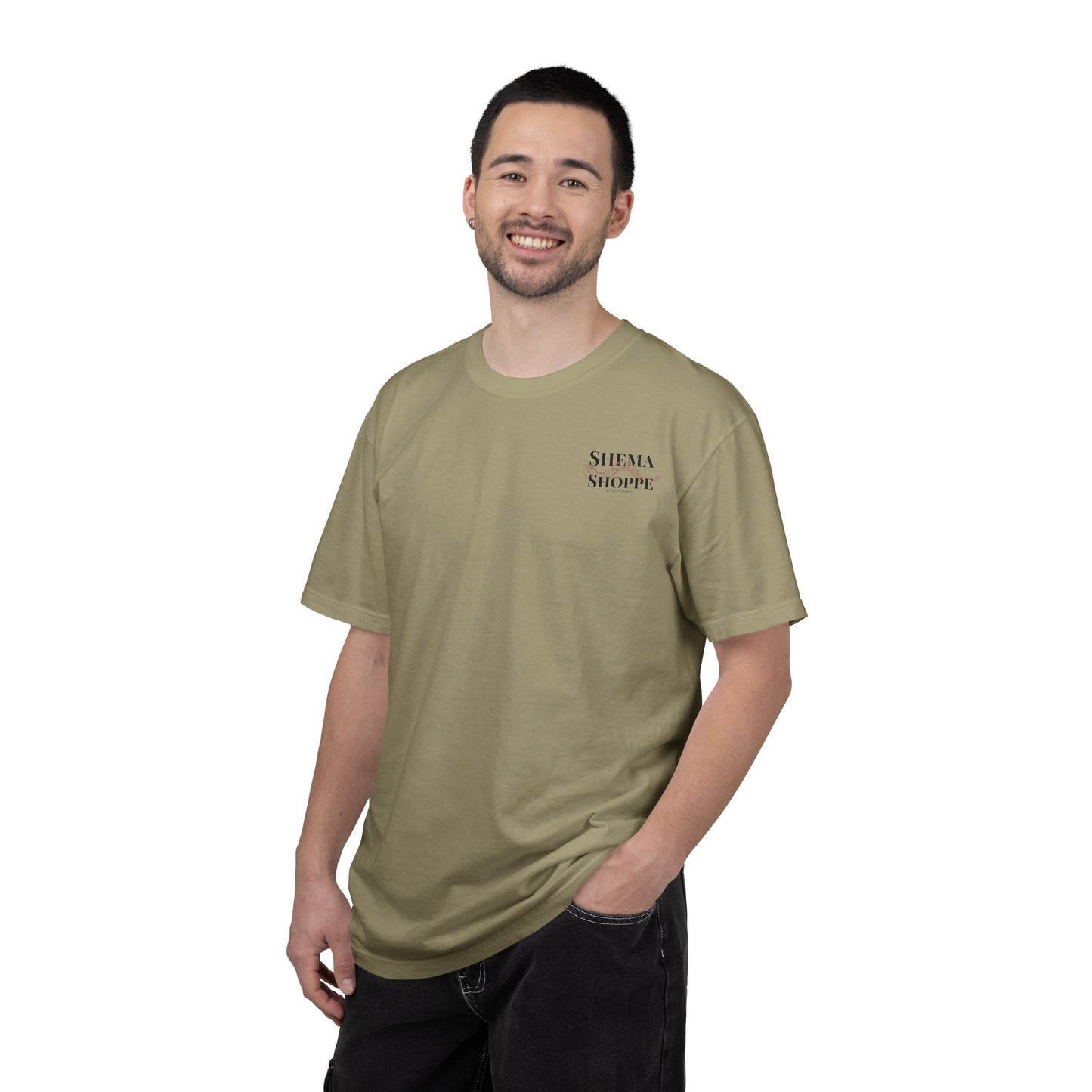 Open your Mouth Garment-Dyed T-Shirt — Rescue the Oppressed Back Print