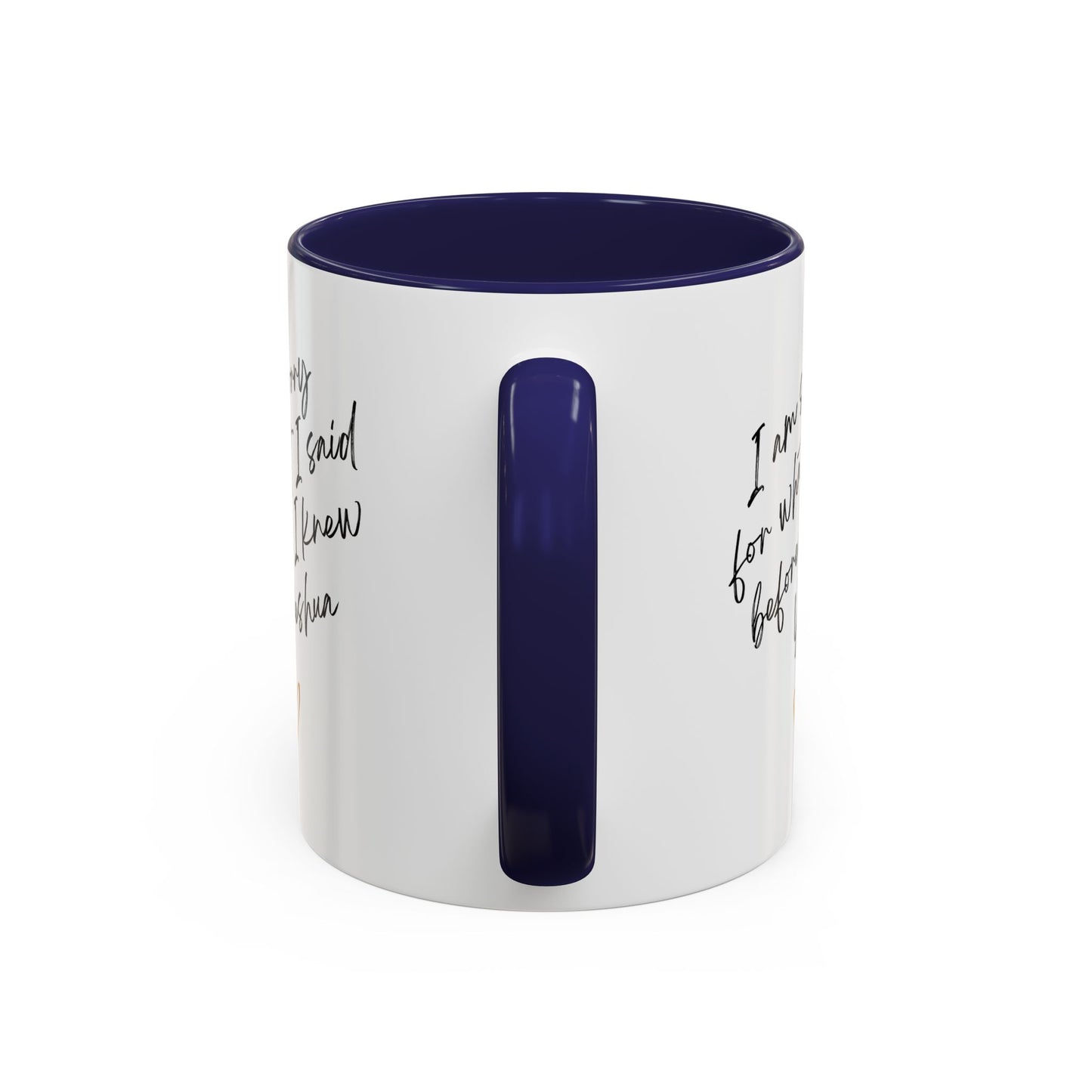 I'm Sorry (Yeshua) Accent Coffee Mug (11, 15oz)