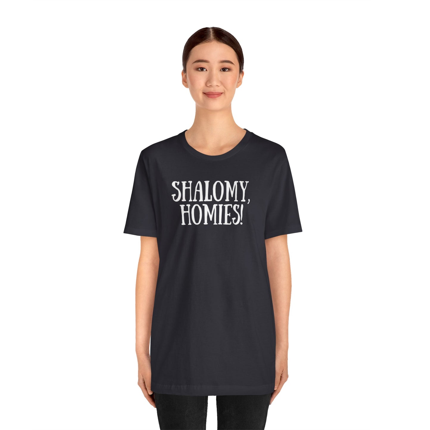 Shalomy Homies Tee - Funny Torah Obervant Greeting T-Shirt (Canada)