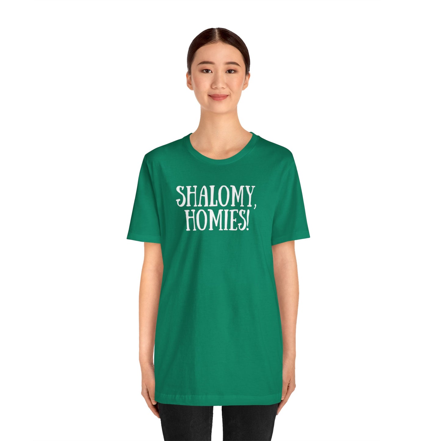 Shalomy Homies Tee - Funny Torah Obervant Greeting T-Shirt (Canada)