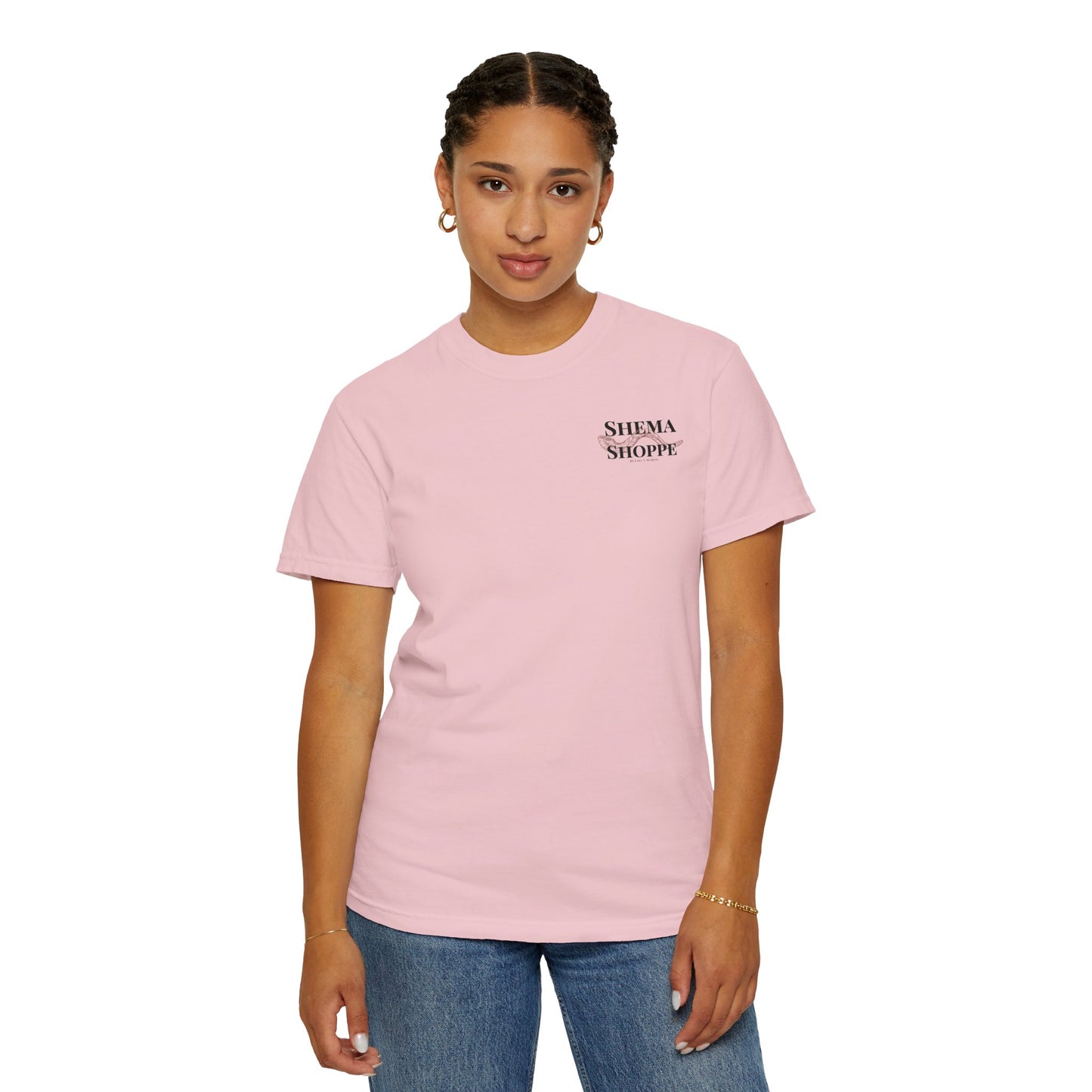 Open your Mouth Garment-Dyed T-Shirt — Rescue the Oppressed Back Print