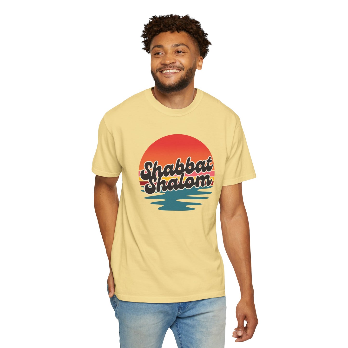 Sunset Shabbat Shalom T-shirt