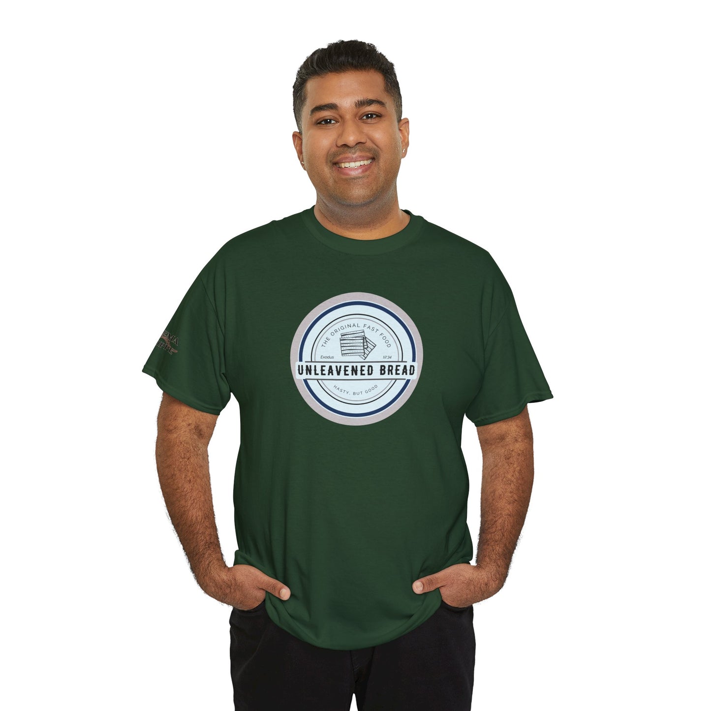 Unleavened Bread Matzo T-Shirt — "Hasty but Good" Passover Biblical Humor Tee