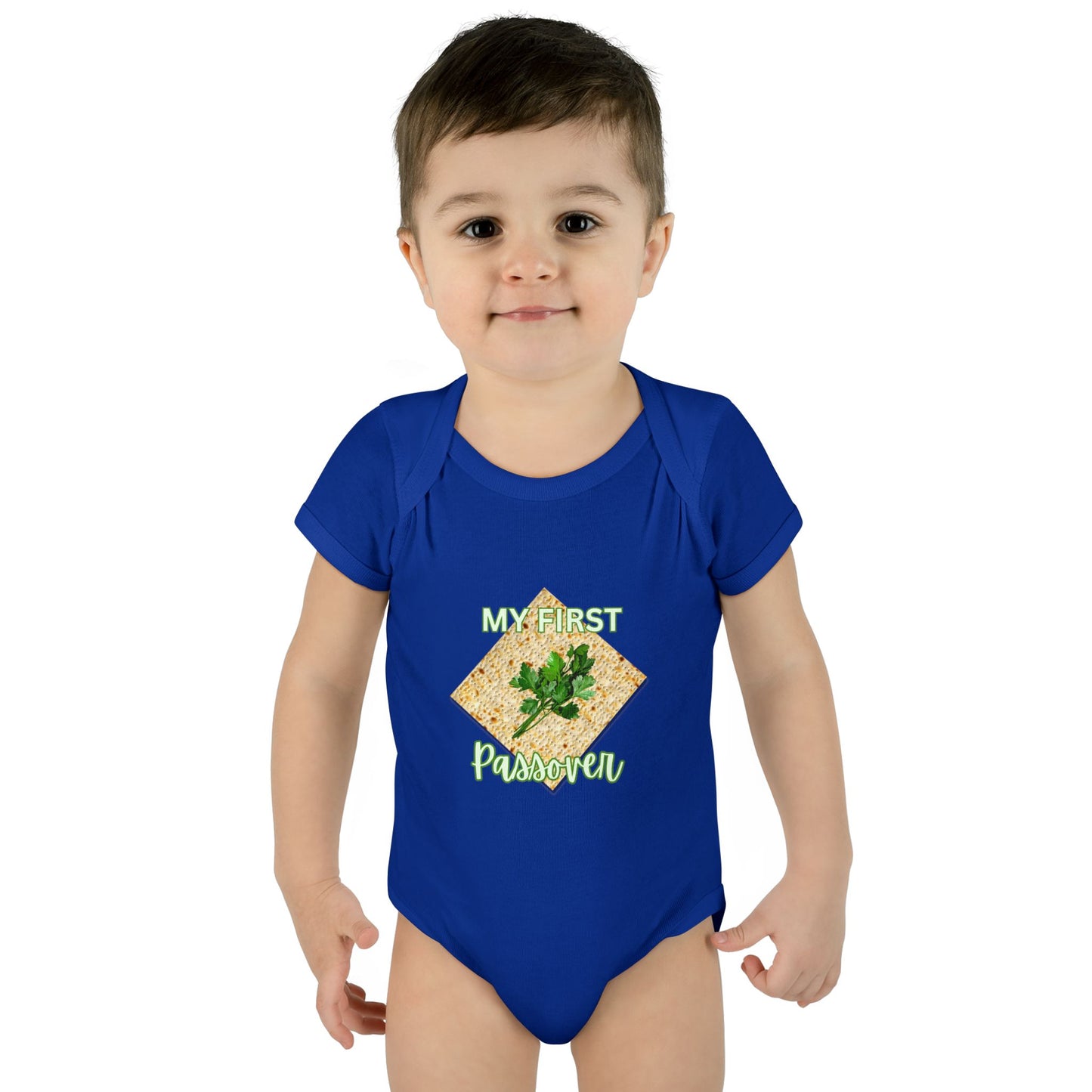 Baby Bodysuit - "My First Passover" Infant Onesie (Cute Unleavened Bread Lover Gift)
