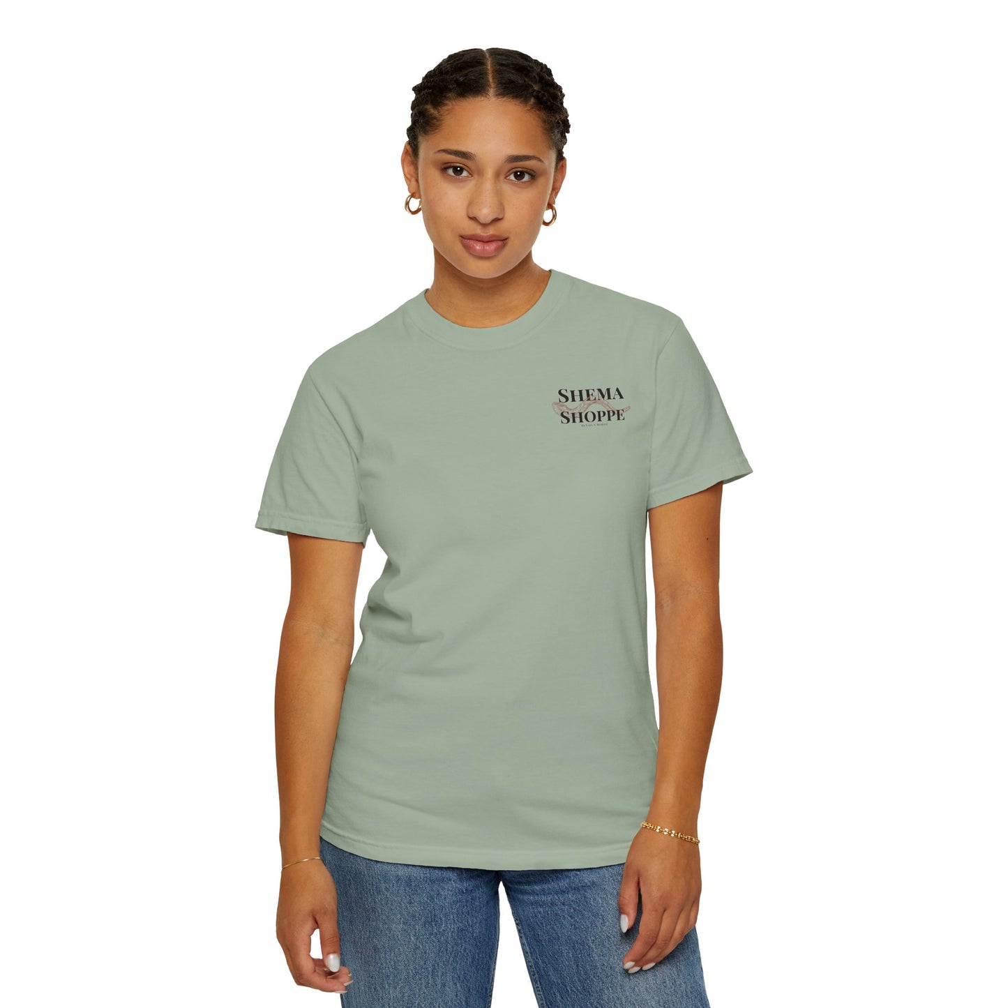 Open your Mouth Garment-Dyed T-Shirt — Rescue the Oppressed Back Print