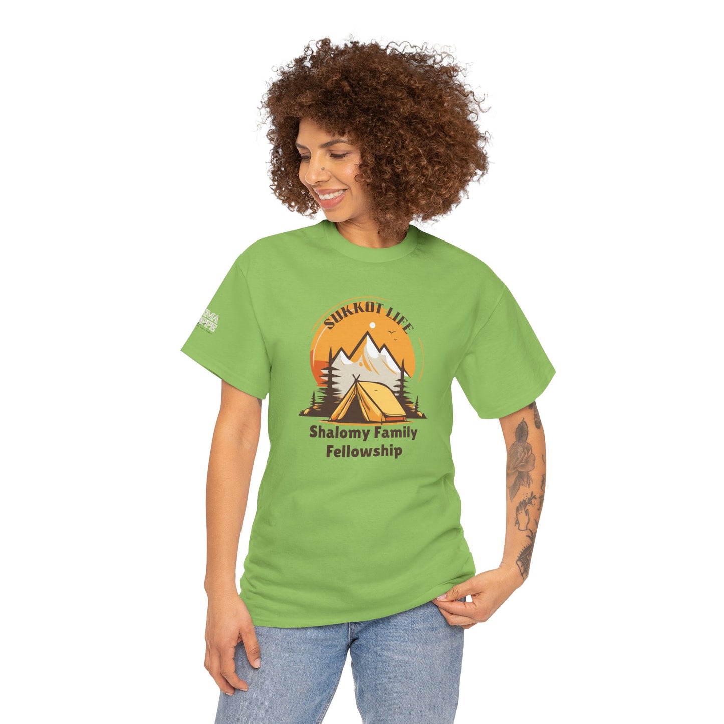 Personalized Sukkot Life Tee - Camping Biblical Feast Fellowship Shirt