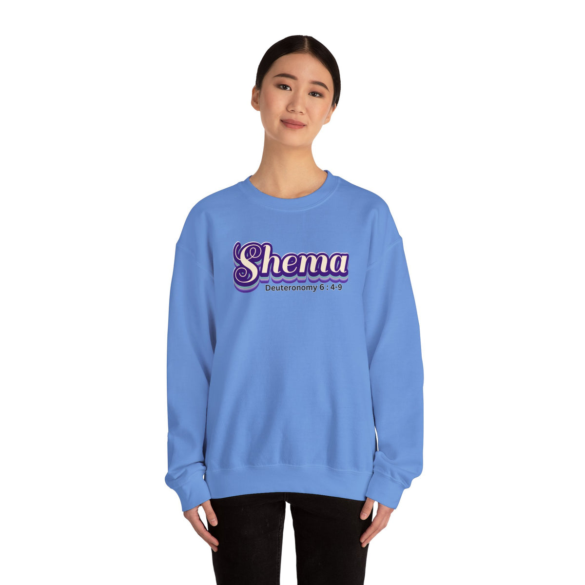 Retro Shema Unisex Heavy Blend™ Crewneck Sweatshirt