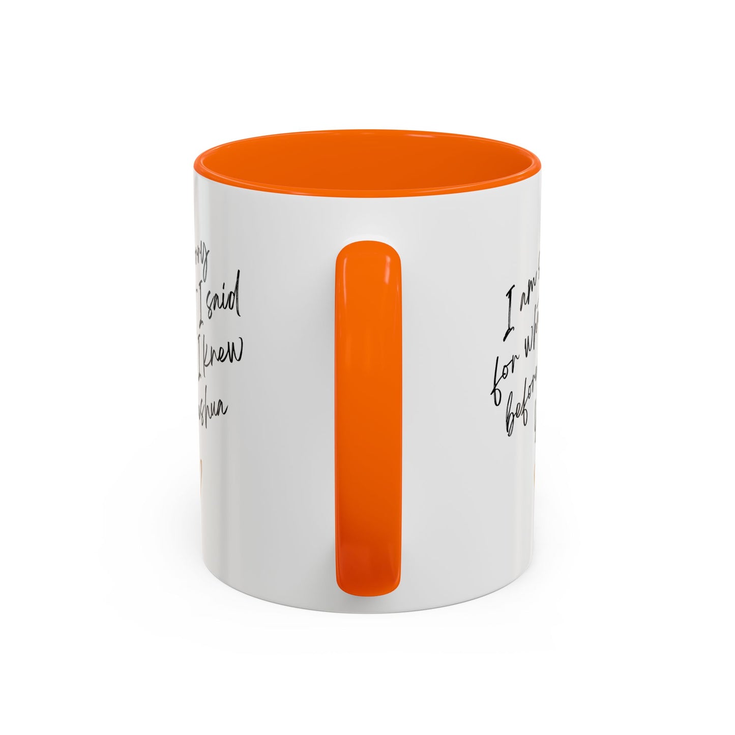 I'm Sorry (Yeshua) Accent Coffee Mug (11, 15oz)