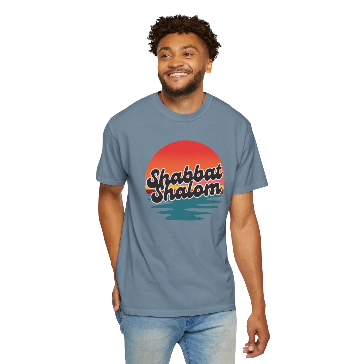 Sunset Shabbat Shalom T-shirt