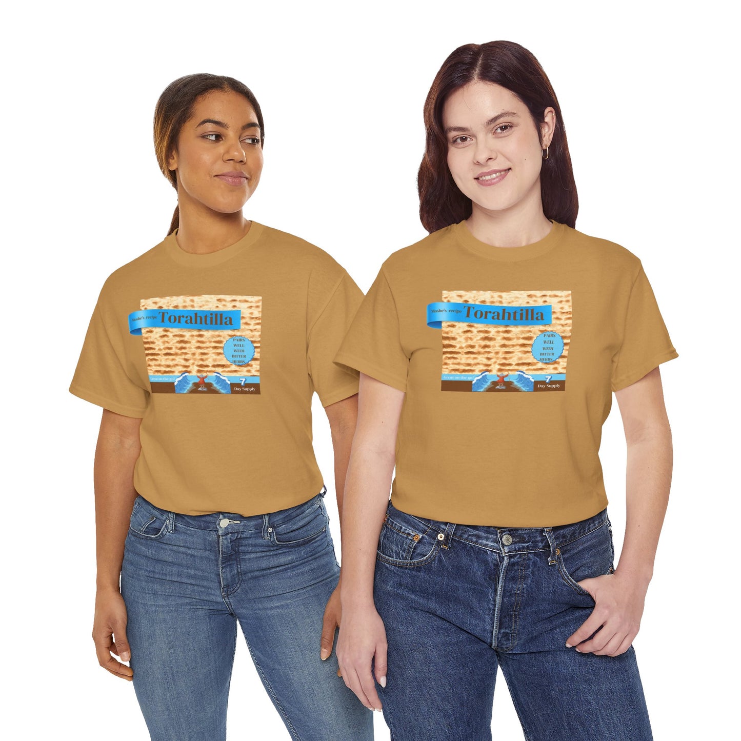 Passover Matzo Unisex Tee - Moshe's Recipe Torahtillas Cotton Funny Shirt
