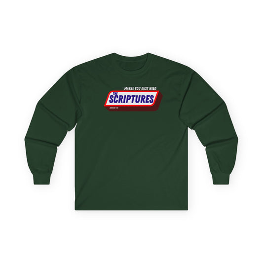 Scriptures Satisfy Unisex Ultra Cotton Long Sleeve Tee