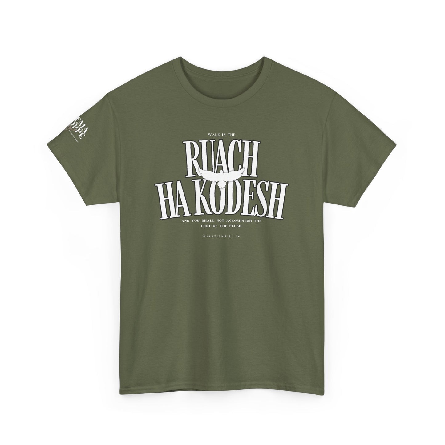 Ruach Ha Kodesh Unisex Cotton Tee - Galatians 5:16 Dove Shirt
