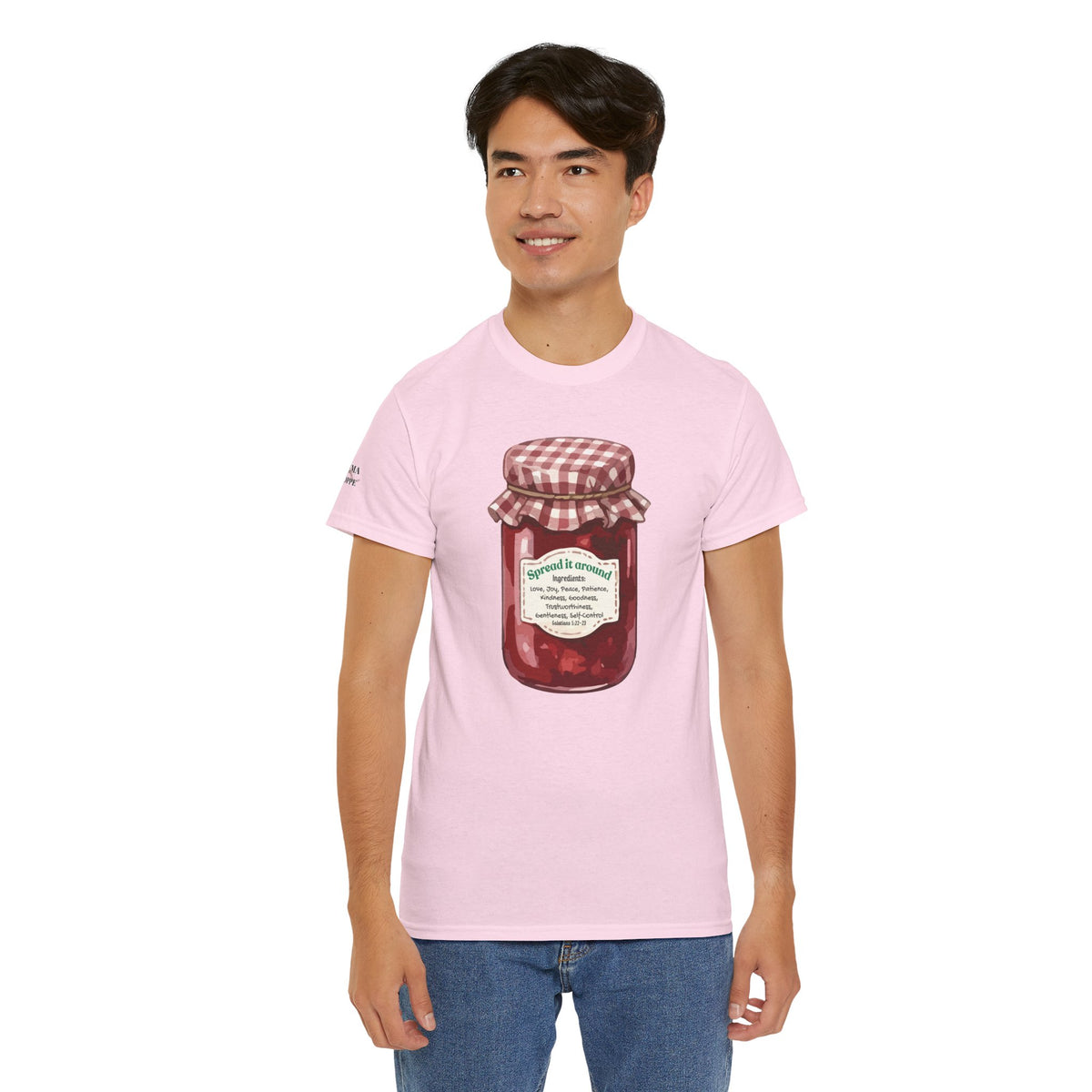 Fruit Of The Spirit Graphic Tee — Vintage Preserves "Spread it Around" T‑Shirt Galations