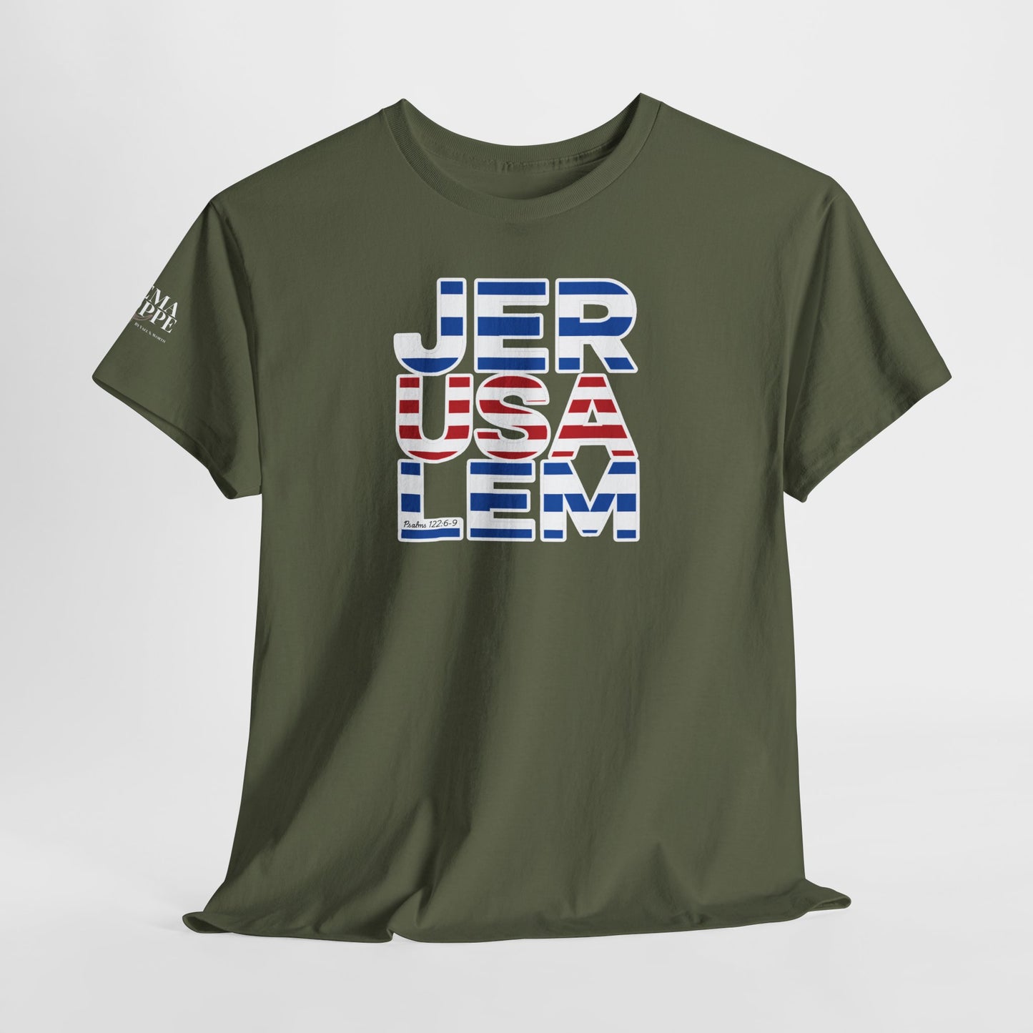 JerUSAlem Psalms 122:6-9 Unisex Tee Patriotic T-Shirt Solidarity