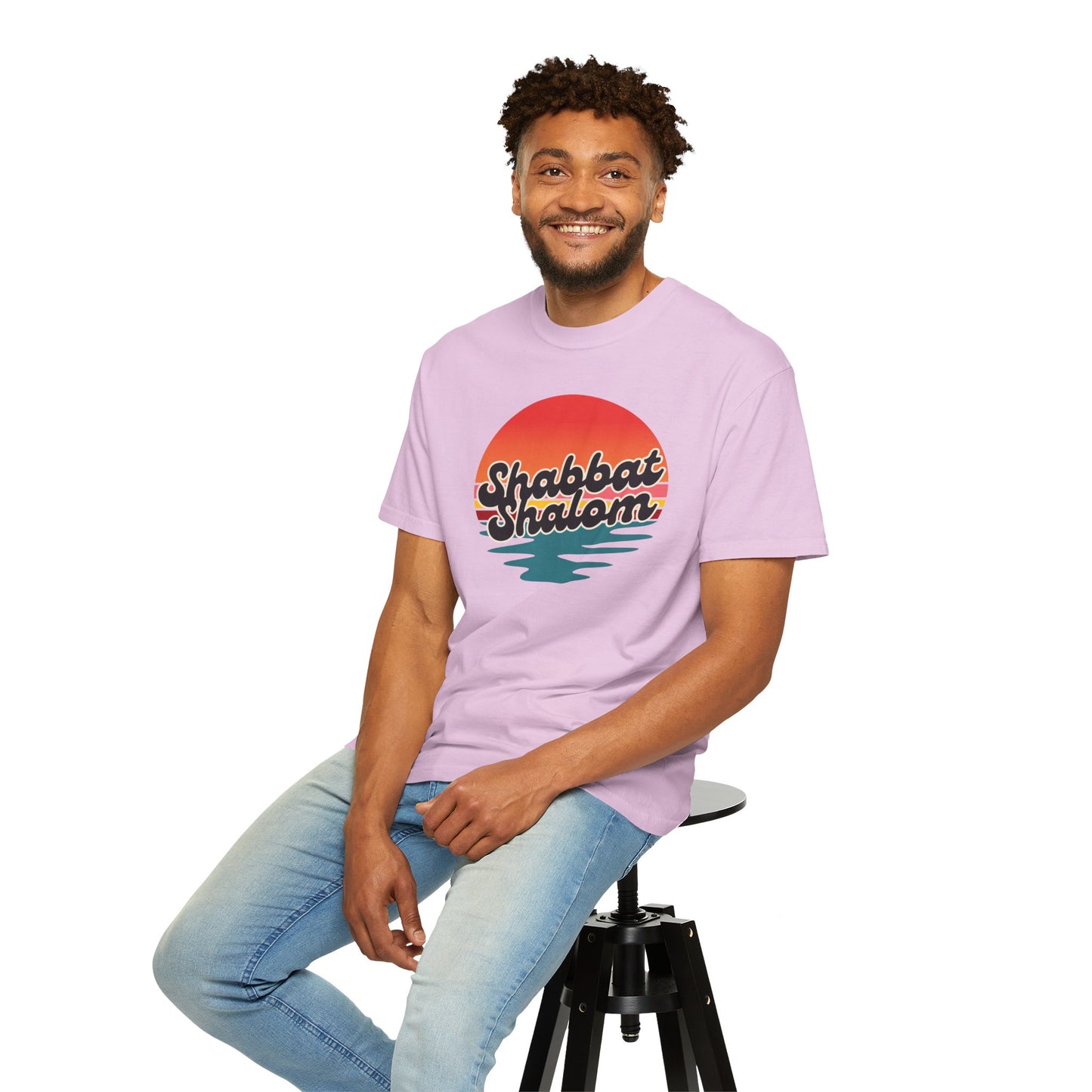 Sunset Shabbat Shalom T-shirt